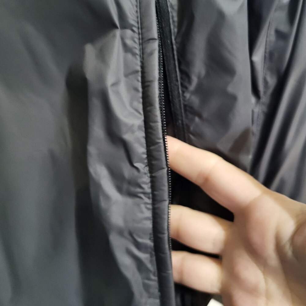 Red Bull Distribution Mens Bomber Puffy Windbreaker Jacket Gray XL Lightweight - Picture 9 of 10